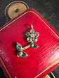 GEORGIAN PASTE PANSY PENDANT