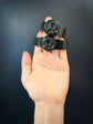 PAIR OF VICTORIAN WHITBY JET BANGLES