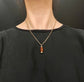 GEORGIAN CARNELIAN CLASPED HAND PENDANT