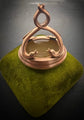 GEORGIAN FOUR SNAKE FOB PENDANT