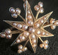 VICTORIAN PEARL STAR PENDANT/BROOCH