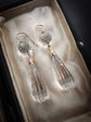 19TH CENTURY FRENCH ROCK CRYSTAL EARRINGS
