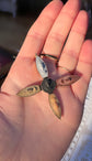 EARLY 19TH CENTURY LAVA SPECIMEN PENDANT