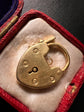 VICTORIAN 18CT GOLD HEART PADLOCK
