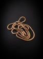 VICTORIAN 15CT GOLD BRAZILIAN / SNAKE LINK CHAIN