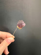 VICTORIAN CARVED AMETHYST LION STICKPIN